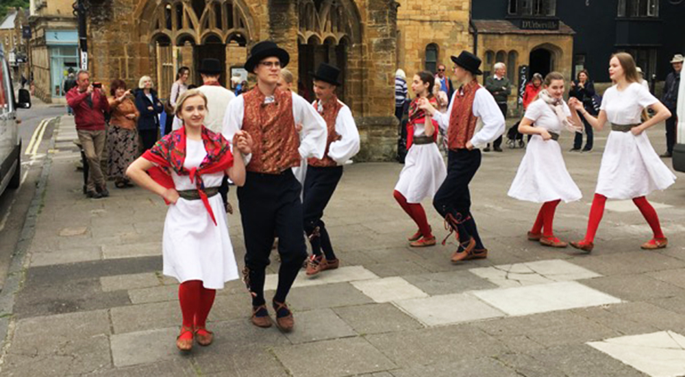 Sääseümin Estonian Folk Group visits Sherborne